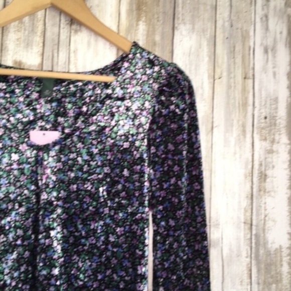 NWT Wild Fable Purple Floral Dress - Picture 3 of 6